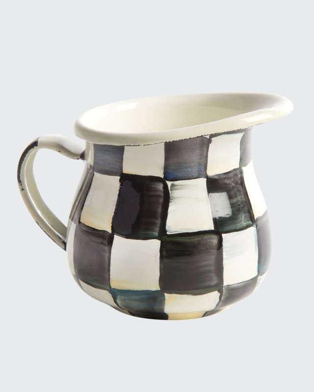 Courtly Check Enamel Little Creamer